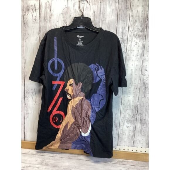 Goth y2k indie normcore gorpcore fisherman Dr. J 1976 Julius ErvingT-Shirt XL - Picture 1 of 4